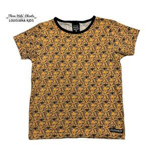 Villervalla Sz 116 (6Y) Orange & Black Tiger Shirt